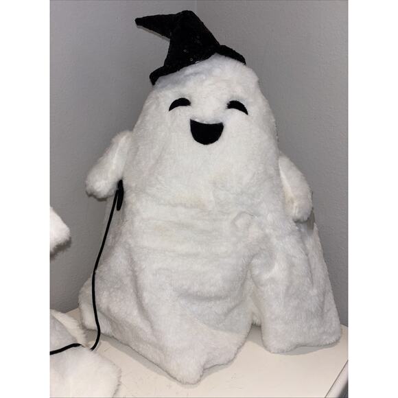 Goblin & Ghoul Sherpa Ghost Walking Dog Plush Greeter Halloween Summerween - Picture 3 of 5